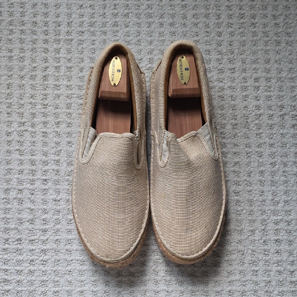 Sperry Men's Beige Canvas Topsiders
